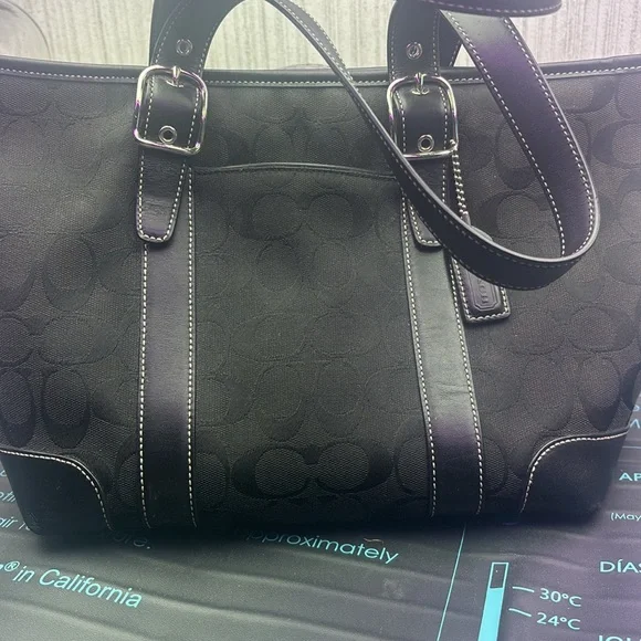 Coach Black Designer Purse - Picture 8 of 8